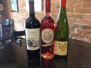 Today we are tasting B Side Cabernet Sauvignon, Claude Val Syrah, Grenache, Cinsault Rose & Besitos Moscato!