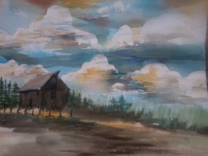 wine watercolor barn2