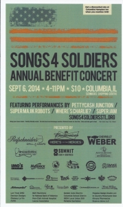 Songs 4 Soldiers flyer 2014 small