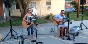 Lisa Jones and Brian Devine outside at CLV cropped