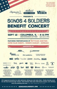 Songs 4 Soldiers flyer 2015