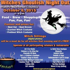 Witches Ghoulish Night Out flyer 2015